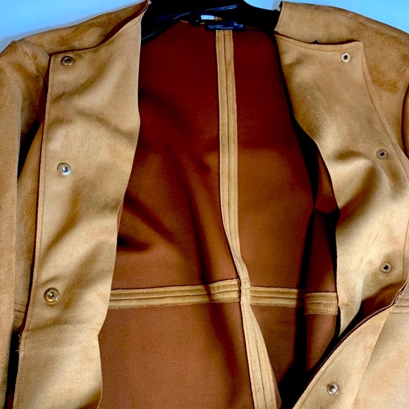 Zara light Faux Suede jacket - Picture 4 of 8